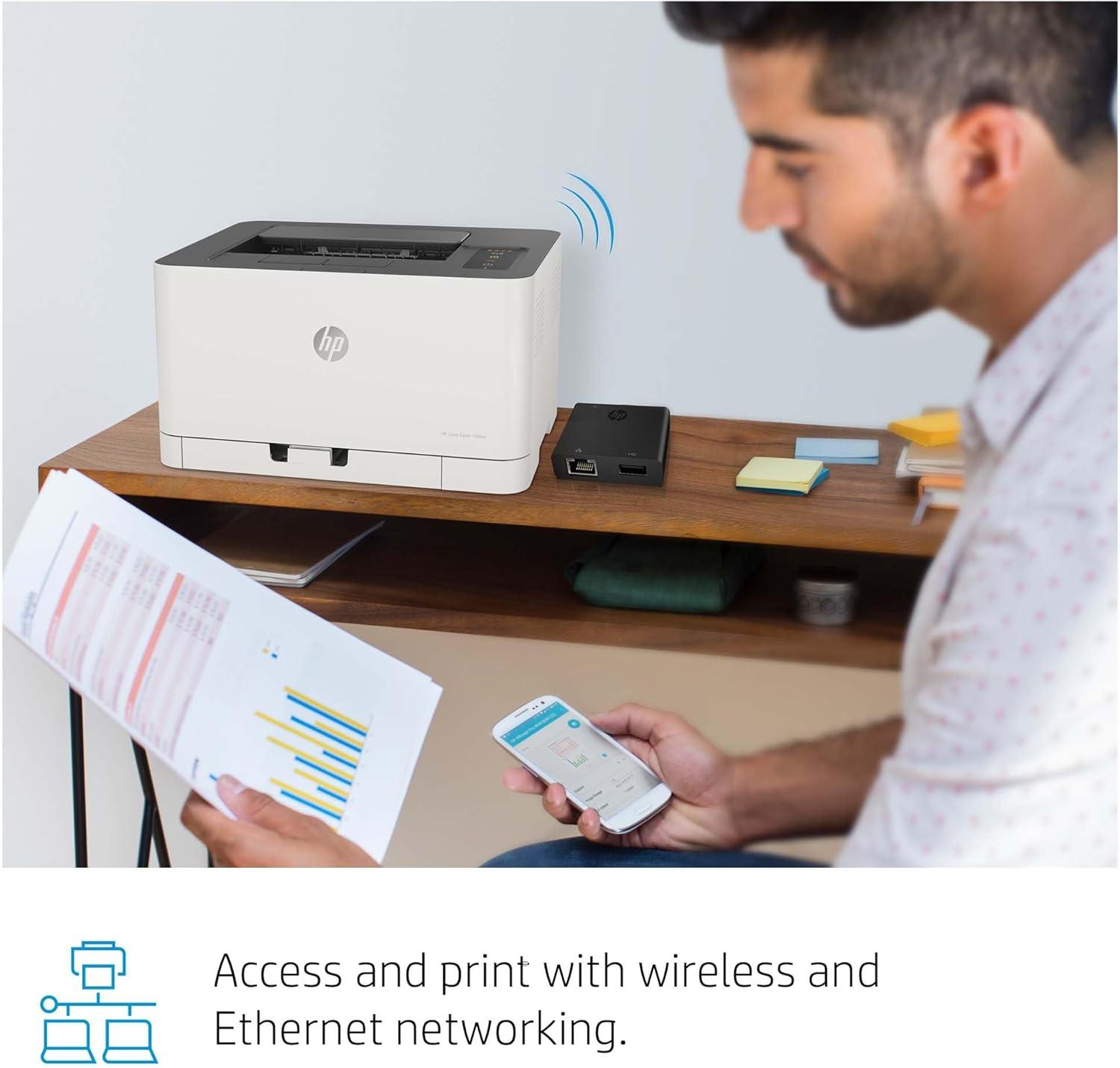 🖨️ Imprimante HP Color Laser 150nw (4ZB95A) – Image 7