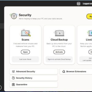 🛡️ Norton Antivirus Basic – 1 Poste (1 an)